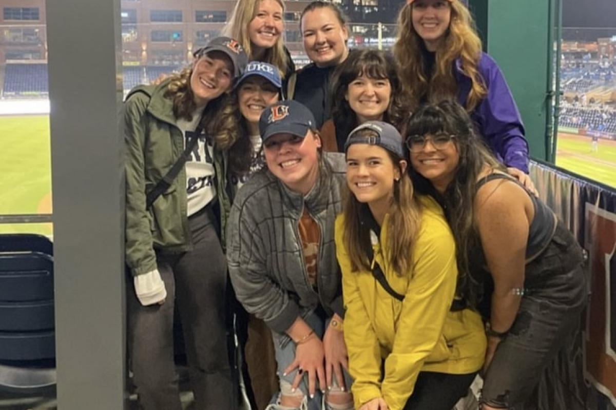 April 2023 – Gals being gals at a Durham Bulls game coordinated by GPSG!