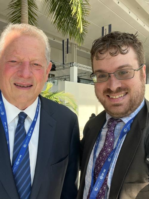 Al Gore with Ian Hitchcock